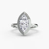9K White Gold / Marquise