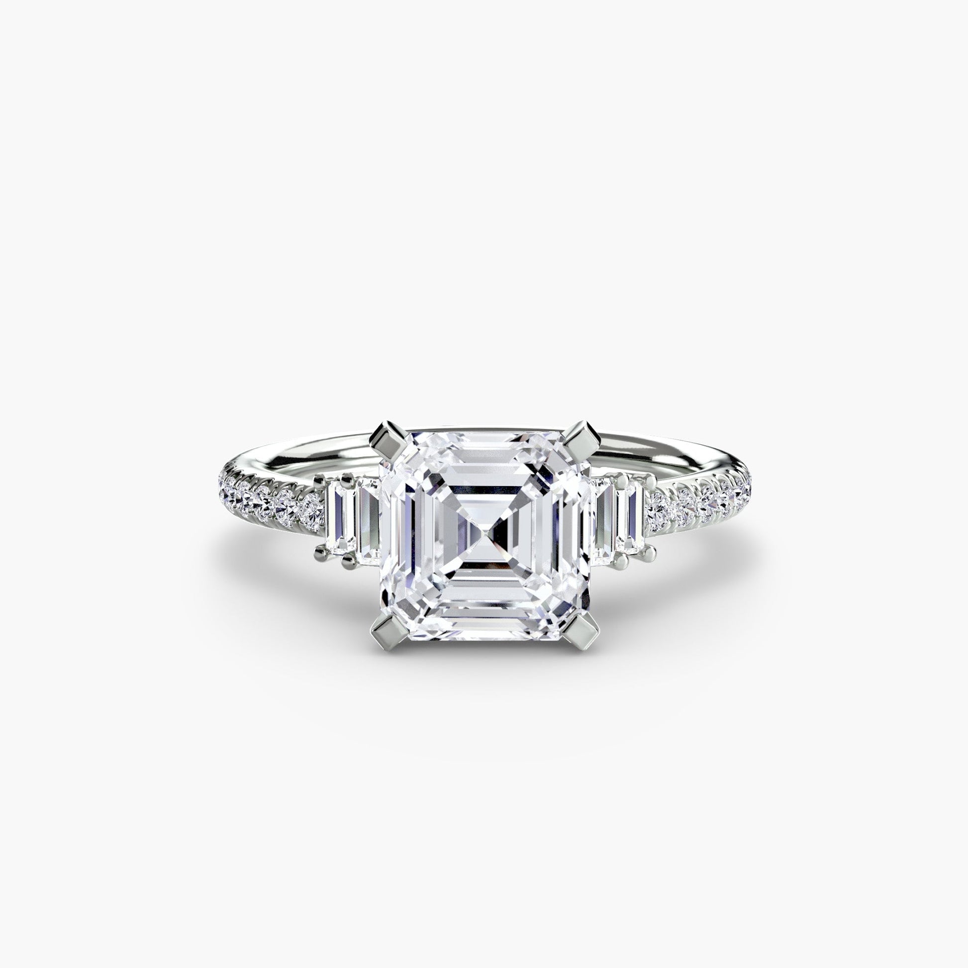 Solitaire with Pavé 4 AG & CO Jewellery