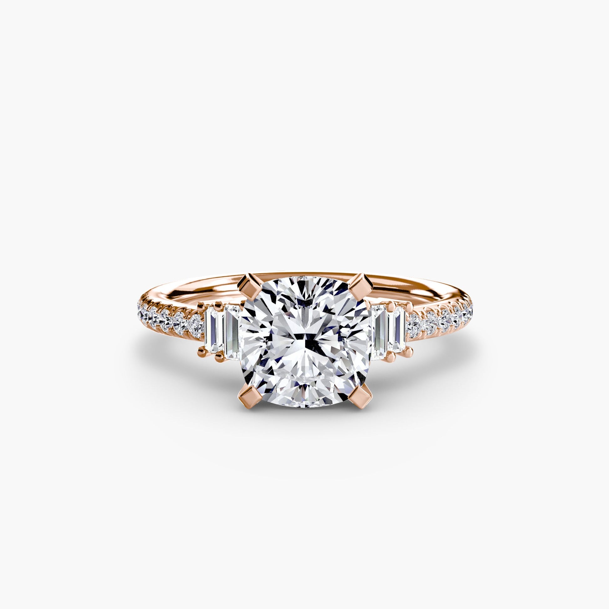 Solitaire with Pavé 4 AG & CO Jewellery