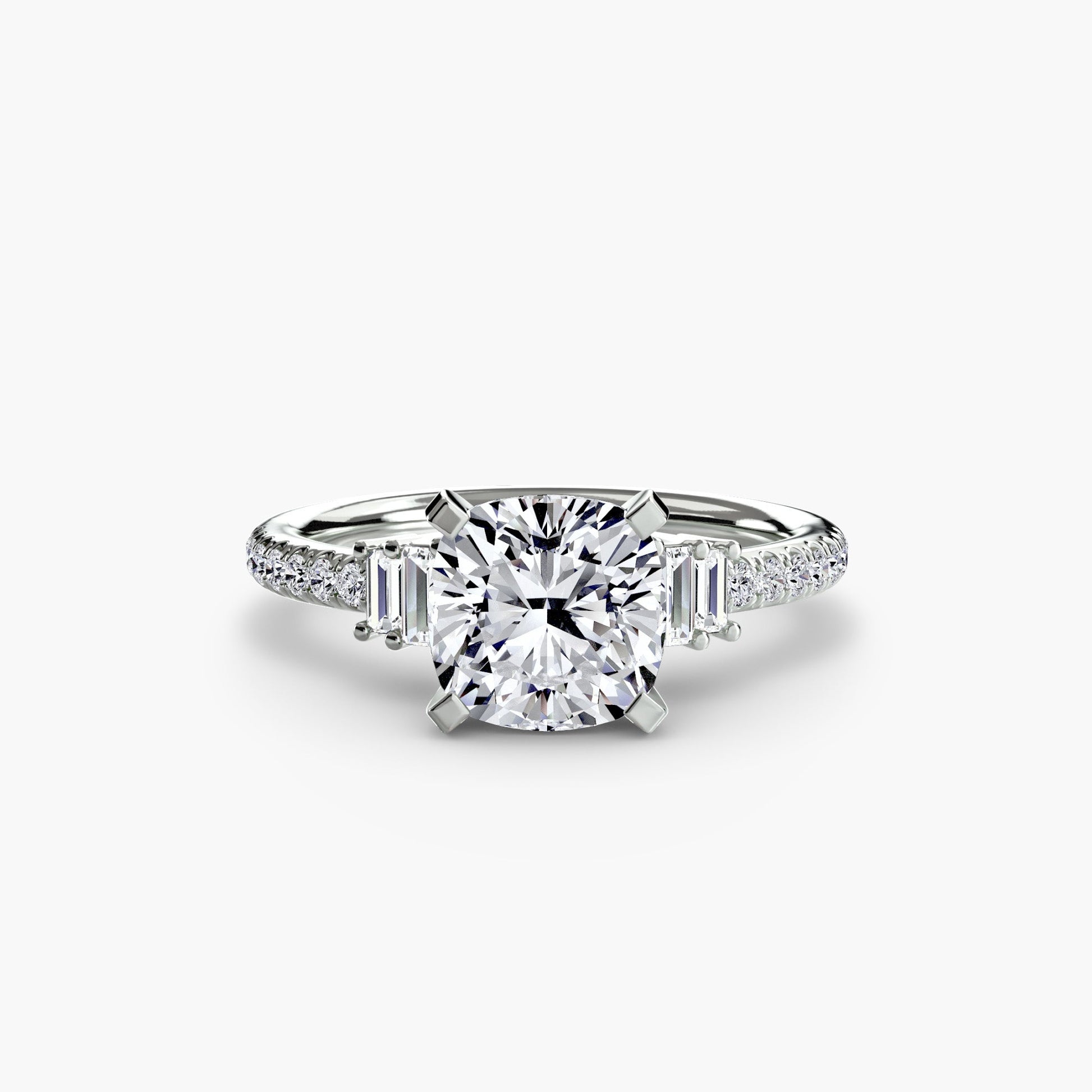 Solitaire with Pavé 4 AG & CO Jewellery