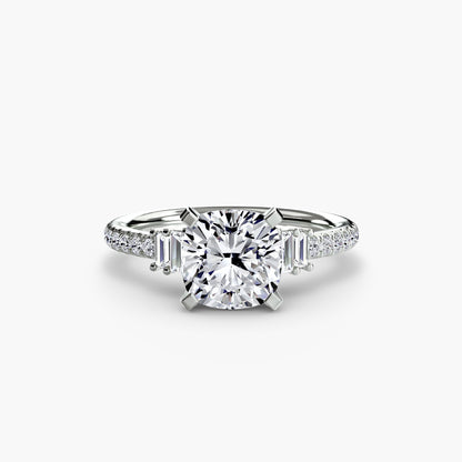 Solitaire with Pavé 4 AG & CO Jewellery