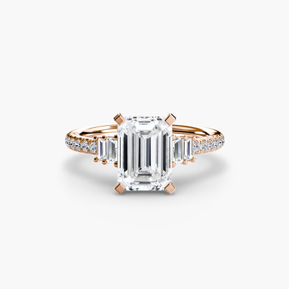 Solitaire with Pavé 4 AG & CO Jewellery