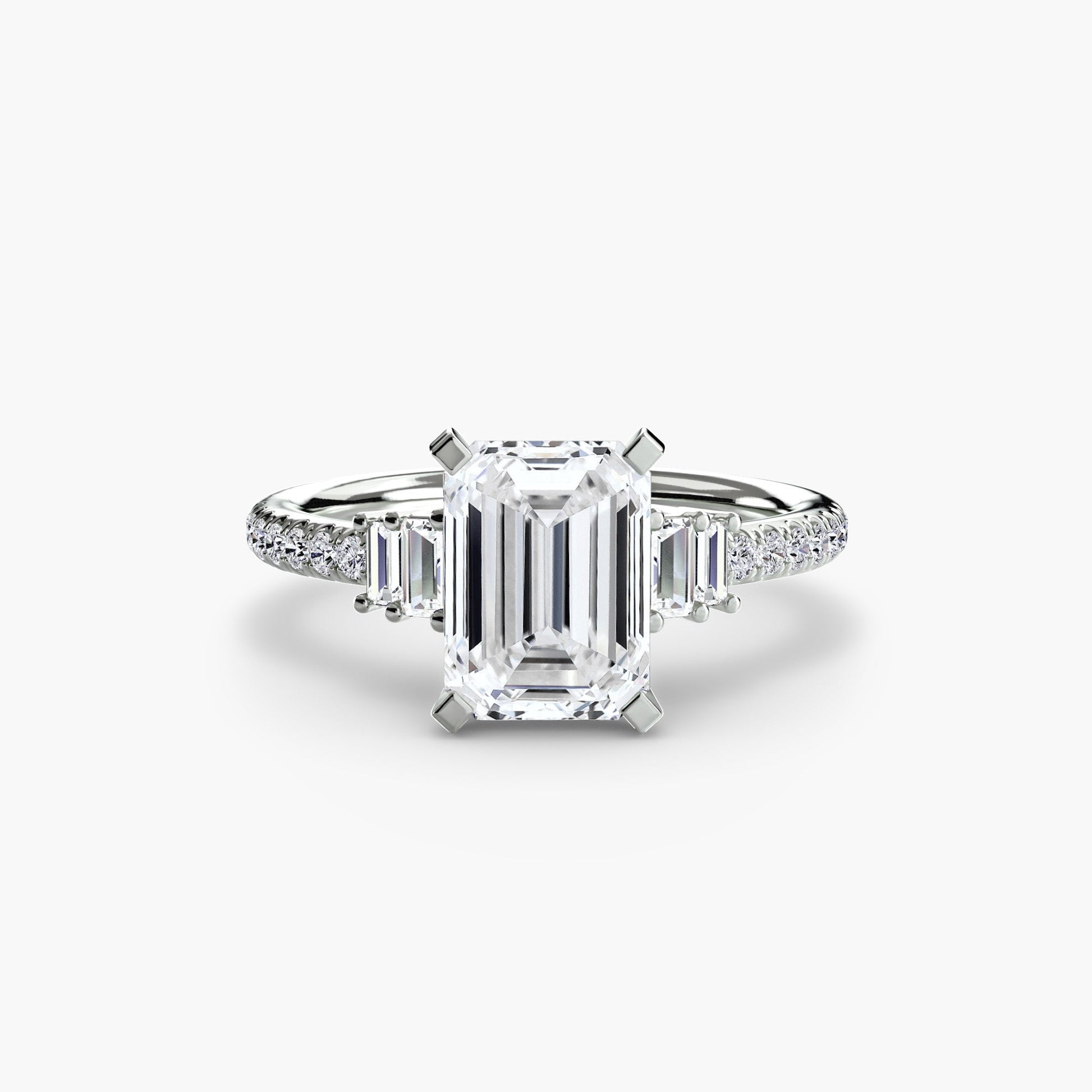 Solitaire with Pavé 4 AG & CO Jewellery
