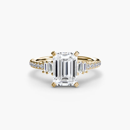 Solitaire with Pavé 4 AG & CO Jewellery