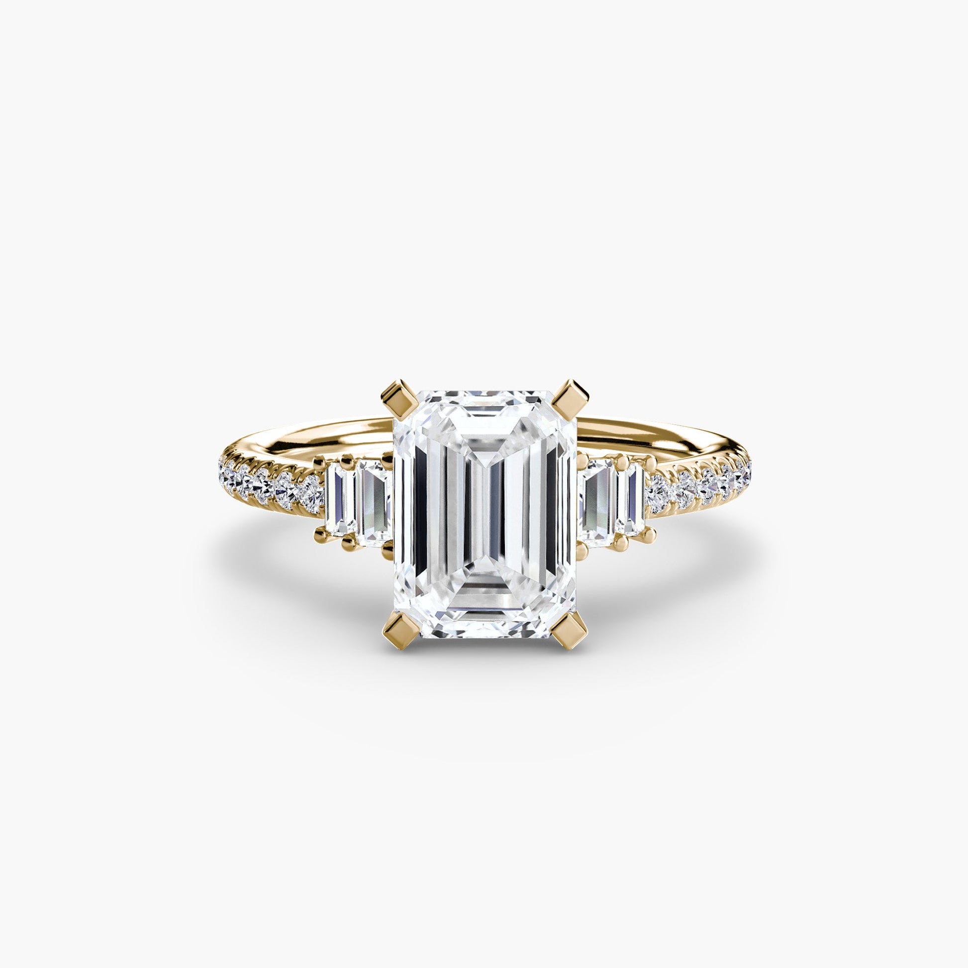 Solitaire with Pavé 4 AG & CO Jewellery