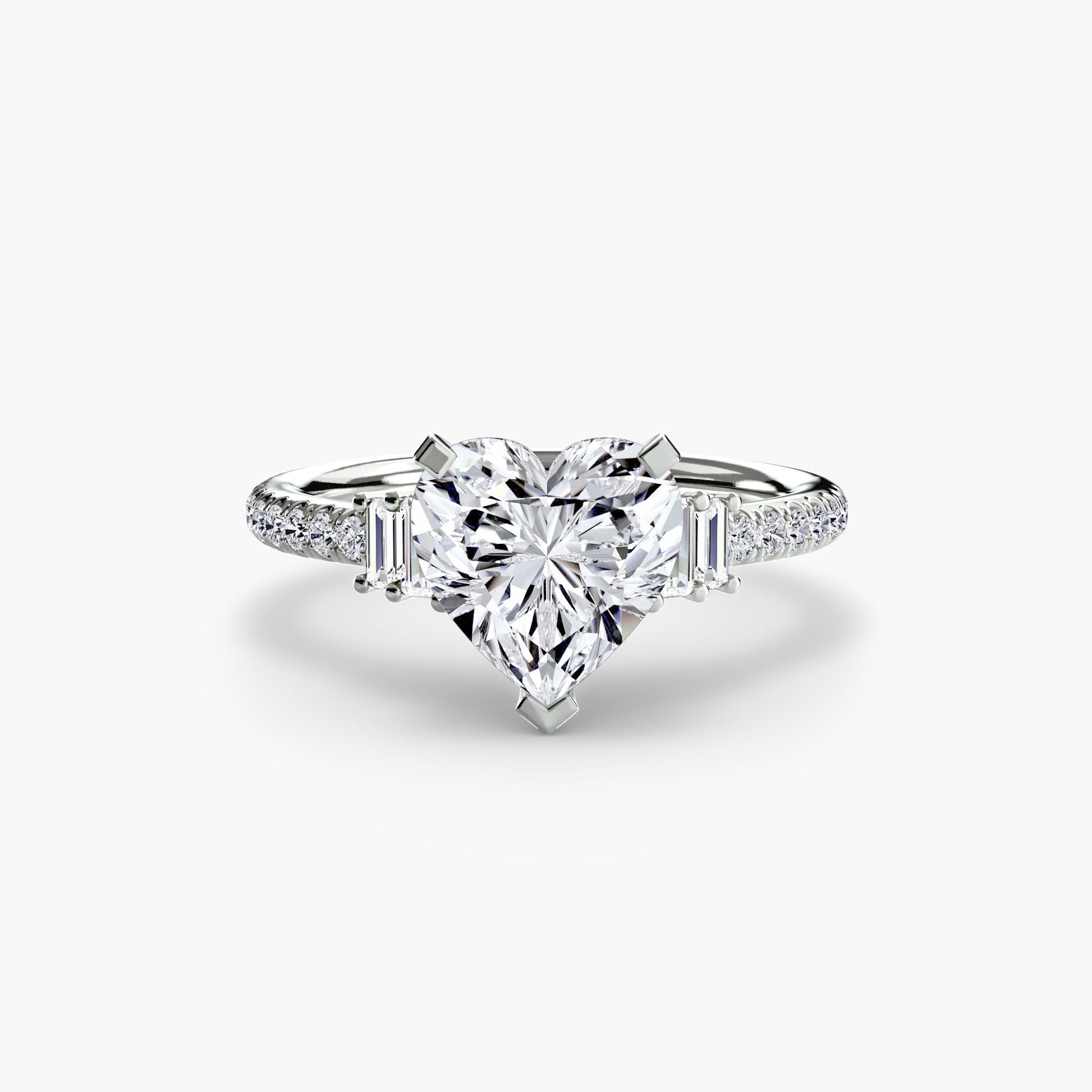Solitaire with Pavé 4 AG & CO Jewellery