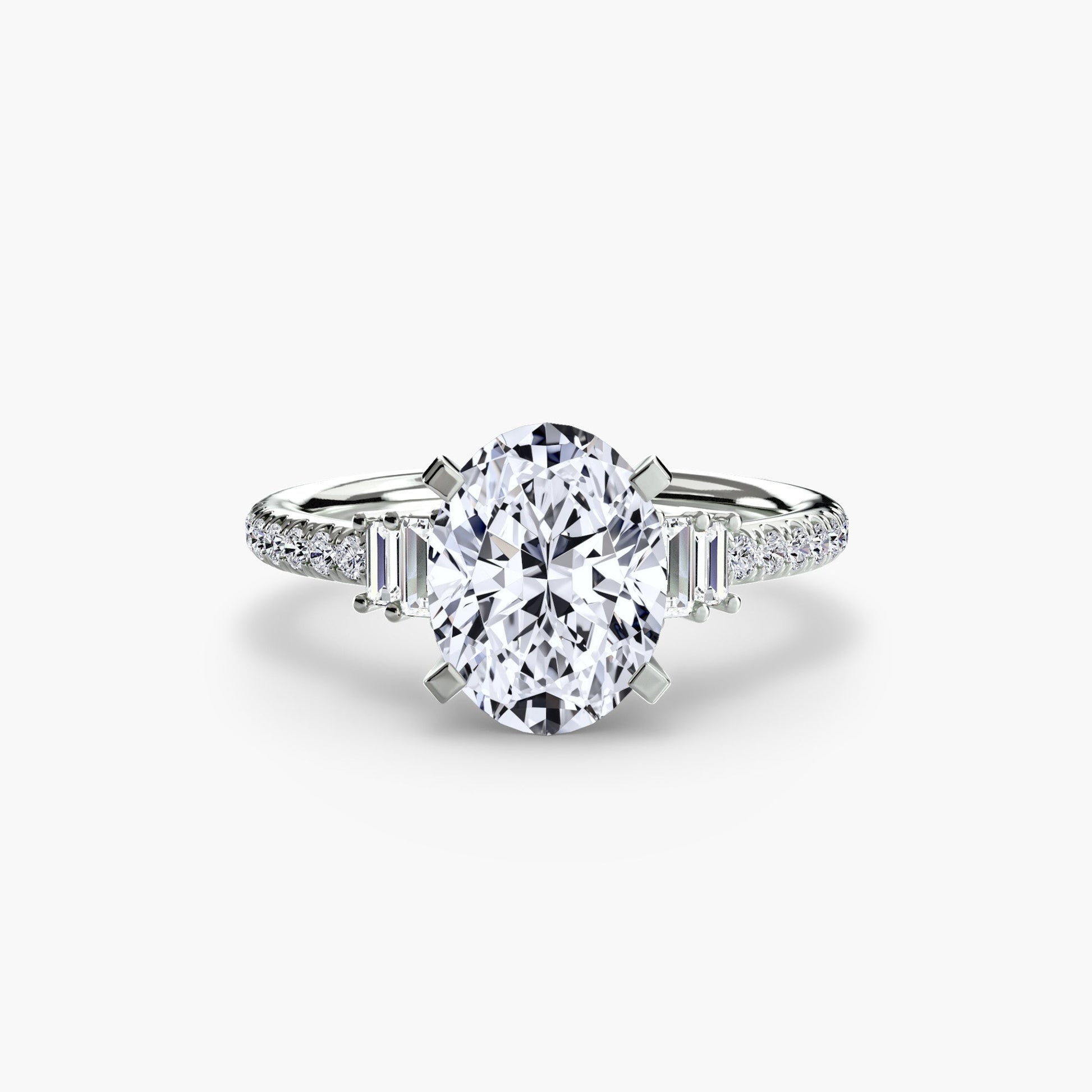 Solitaire with Pavé 4 AG & CO Jewellery