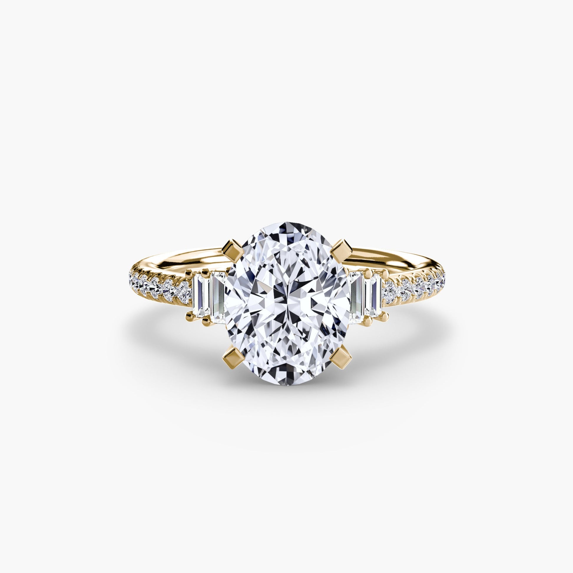 Solitaire with Pavé 4 AG & CO Jewellery