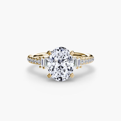 Solitaire with Pavé 4 AG & CO Jewellery