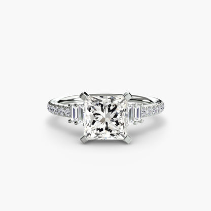 Solitaire with Pavé 4 AG & CO Jewellery
