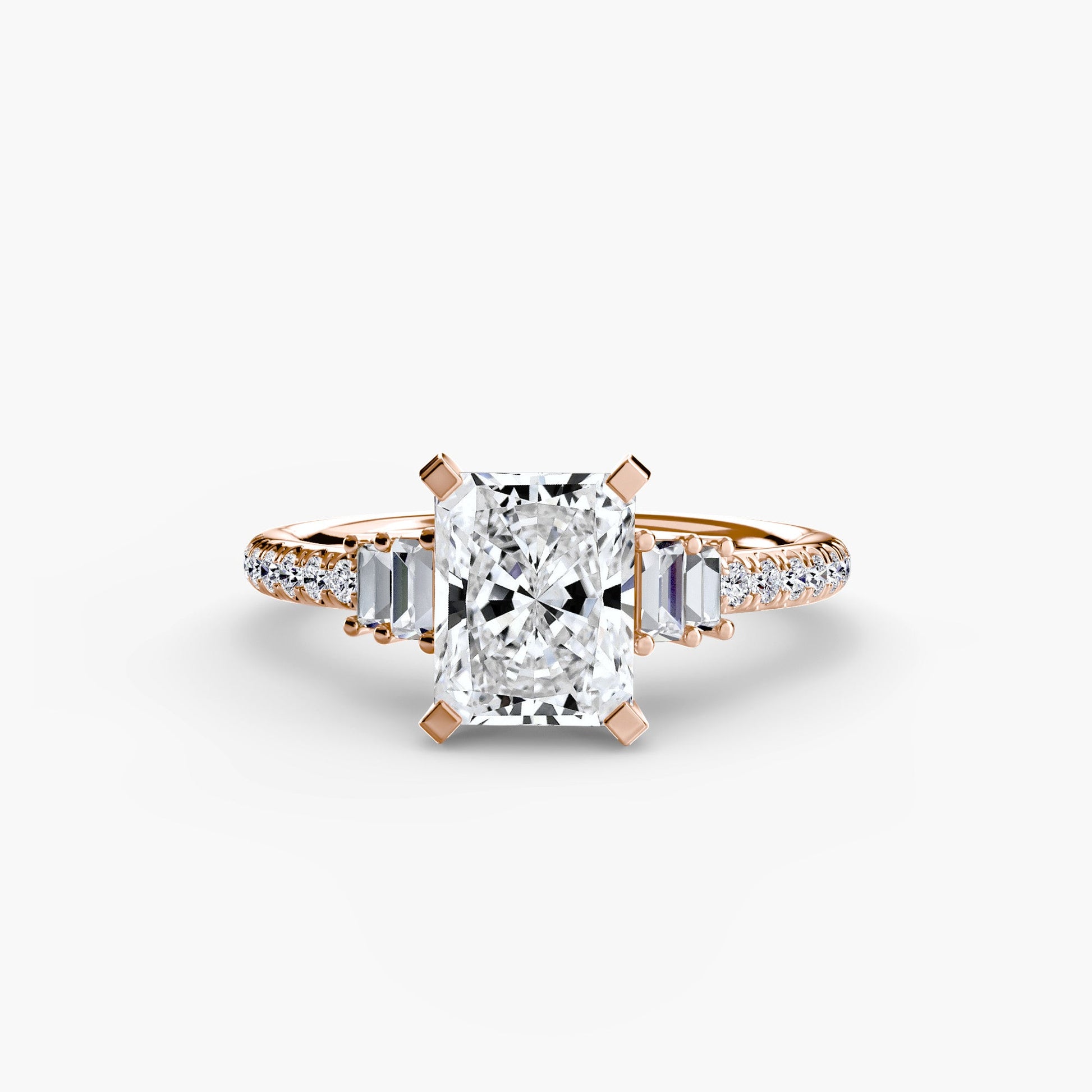 Solitaire with Pavé 4 AG & CO Jewellery