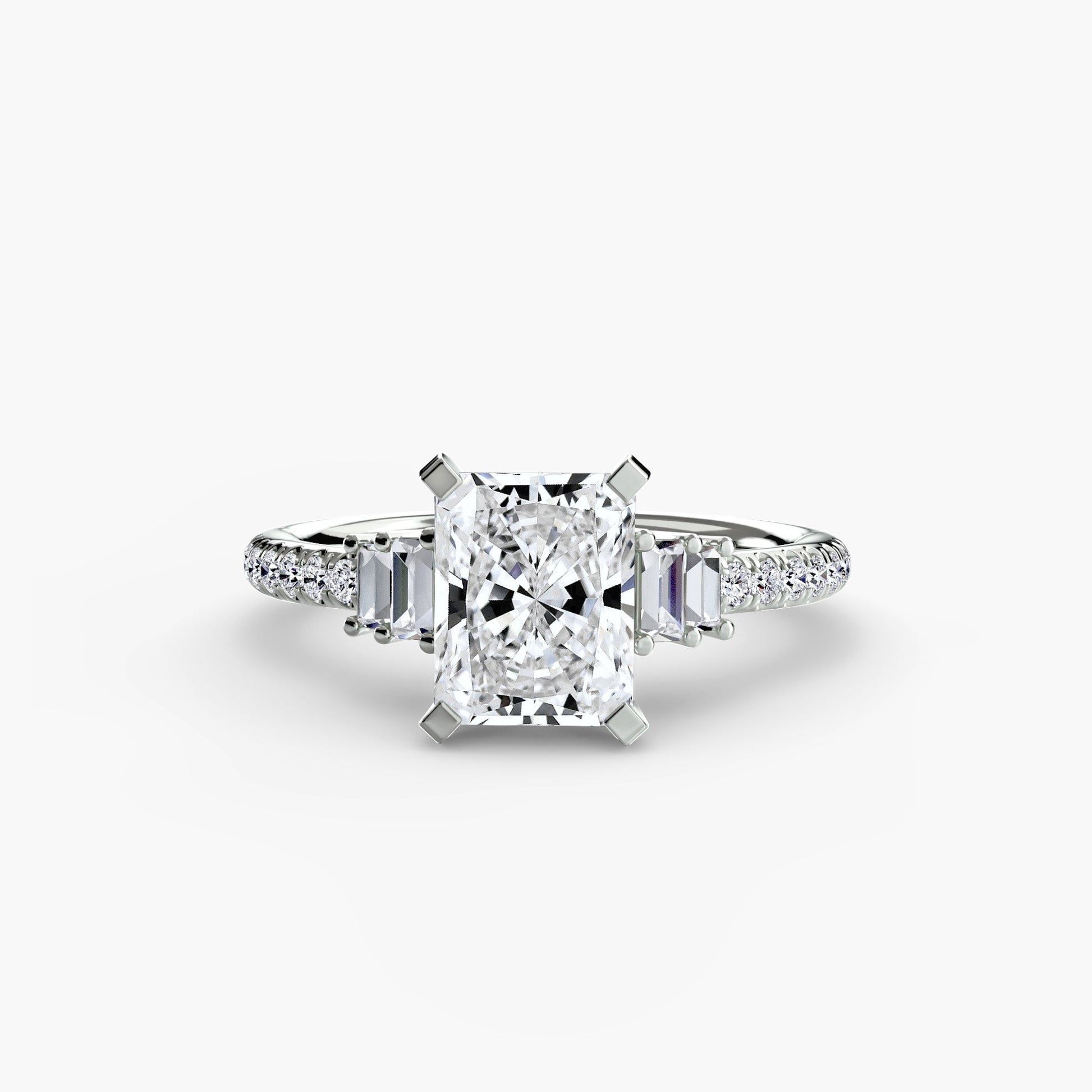 Solitaire with Pavé 4 AG & CO Jewellery