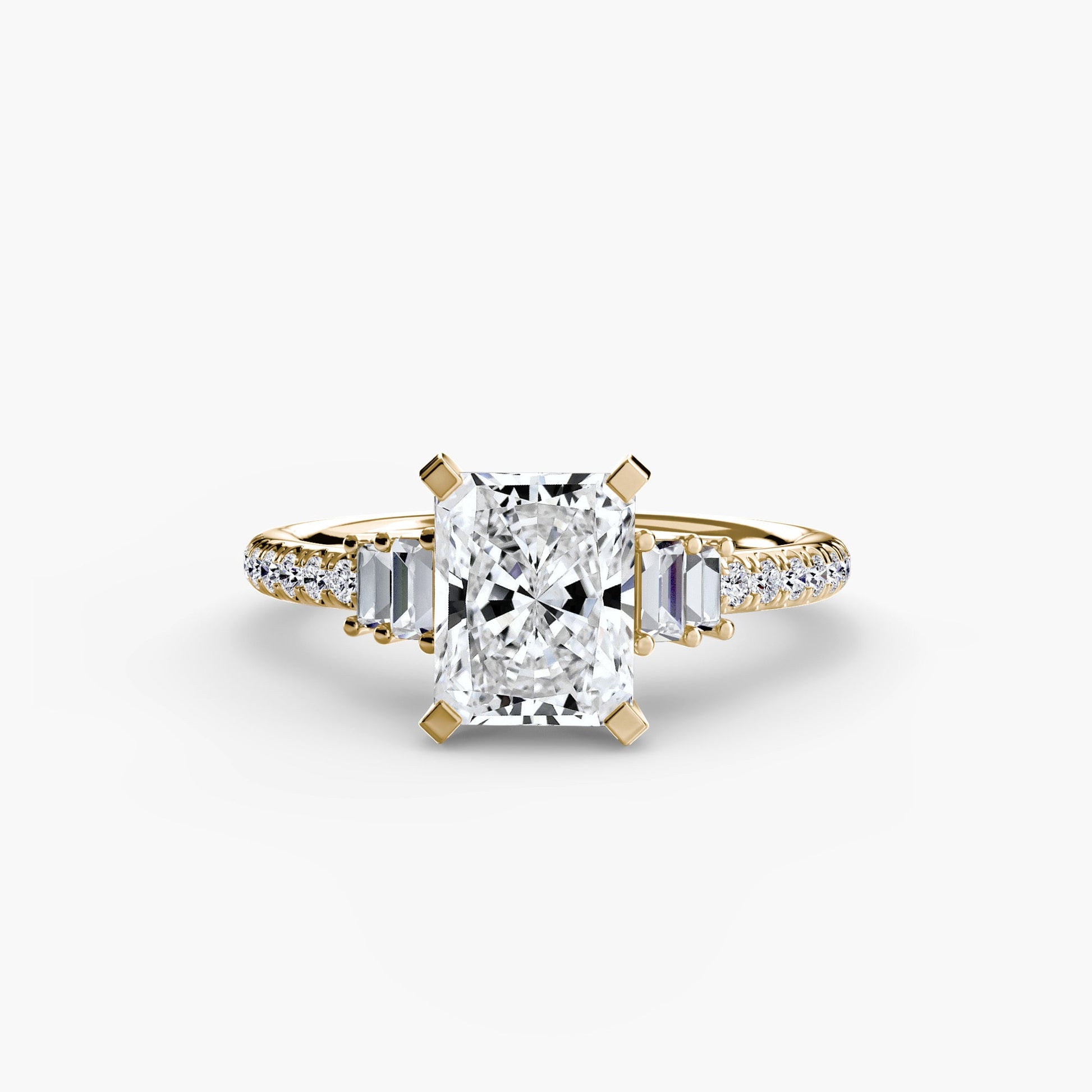 Solitaire with Pavé 4 AG & CO Jewellery