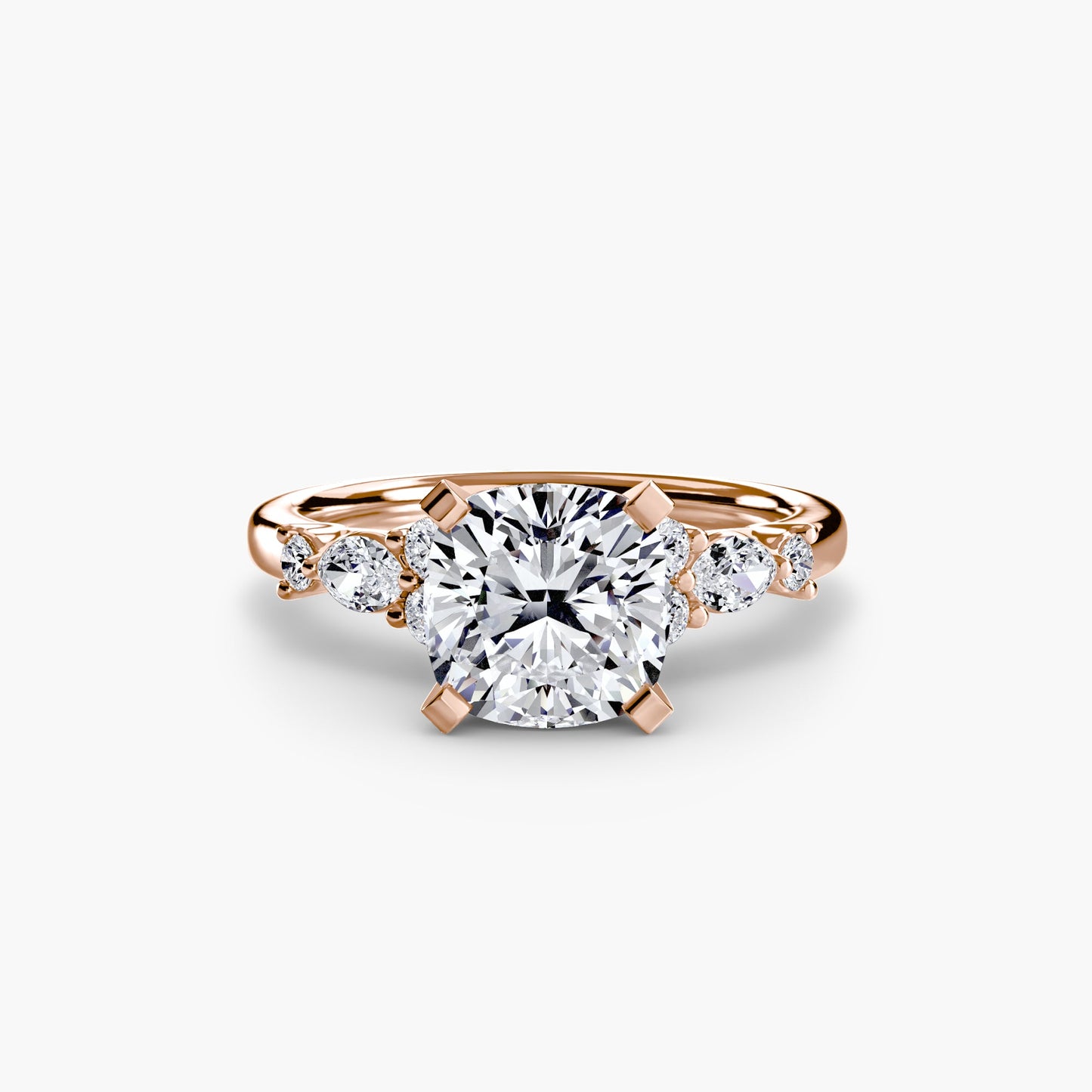 the floral accent solitaire ag & co jewellery