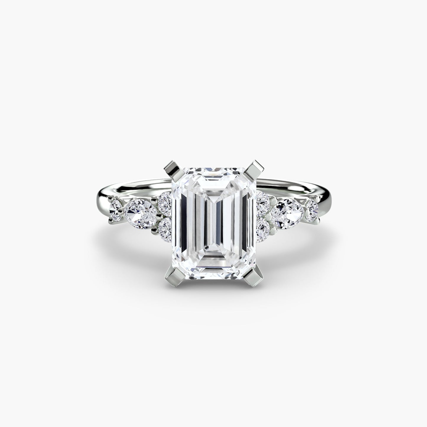 the floral accent solitaire ag & co jewellery