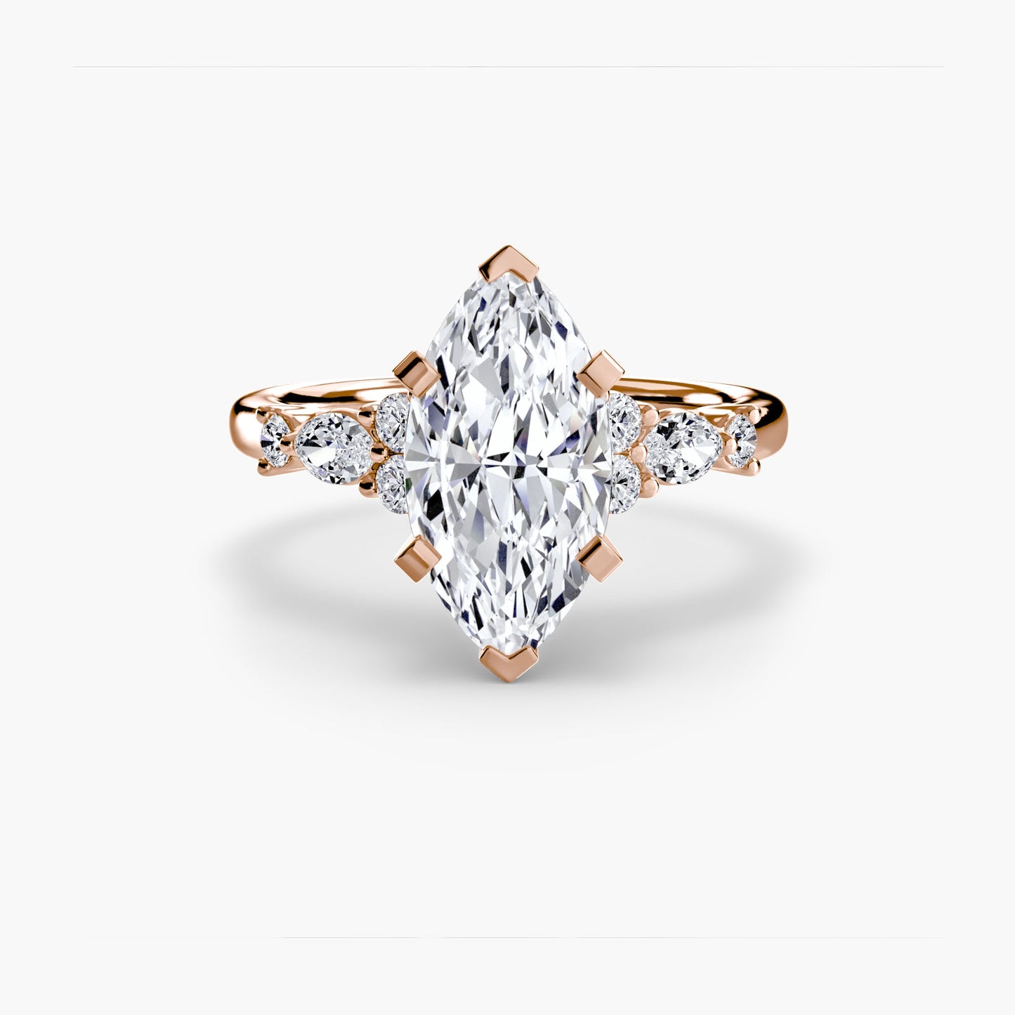 the floral accent solitaire ag & co jewellery