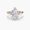 9K Rose Gold / Marquise