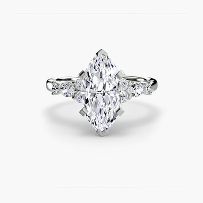 The Floral Accent Solitaire AG & CO Jewellery