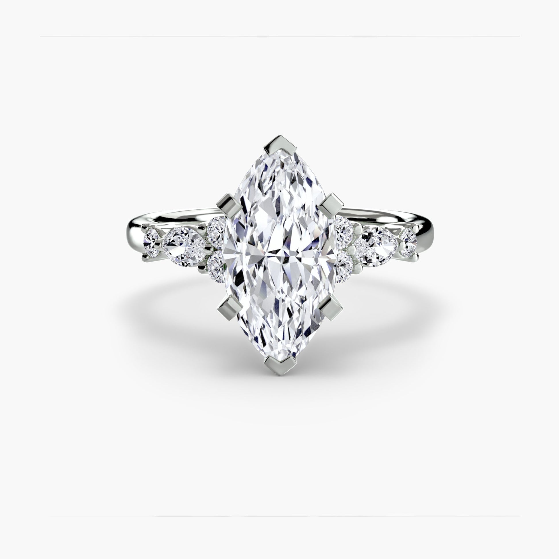 The Floral Accent Solitaire AG & CO Jewellery