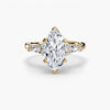 9K Yellow Gold / Marquise