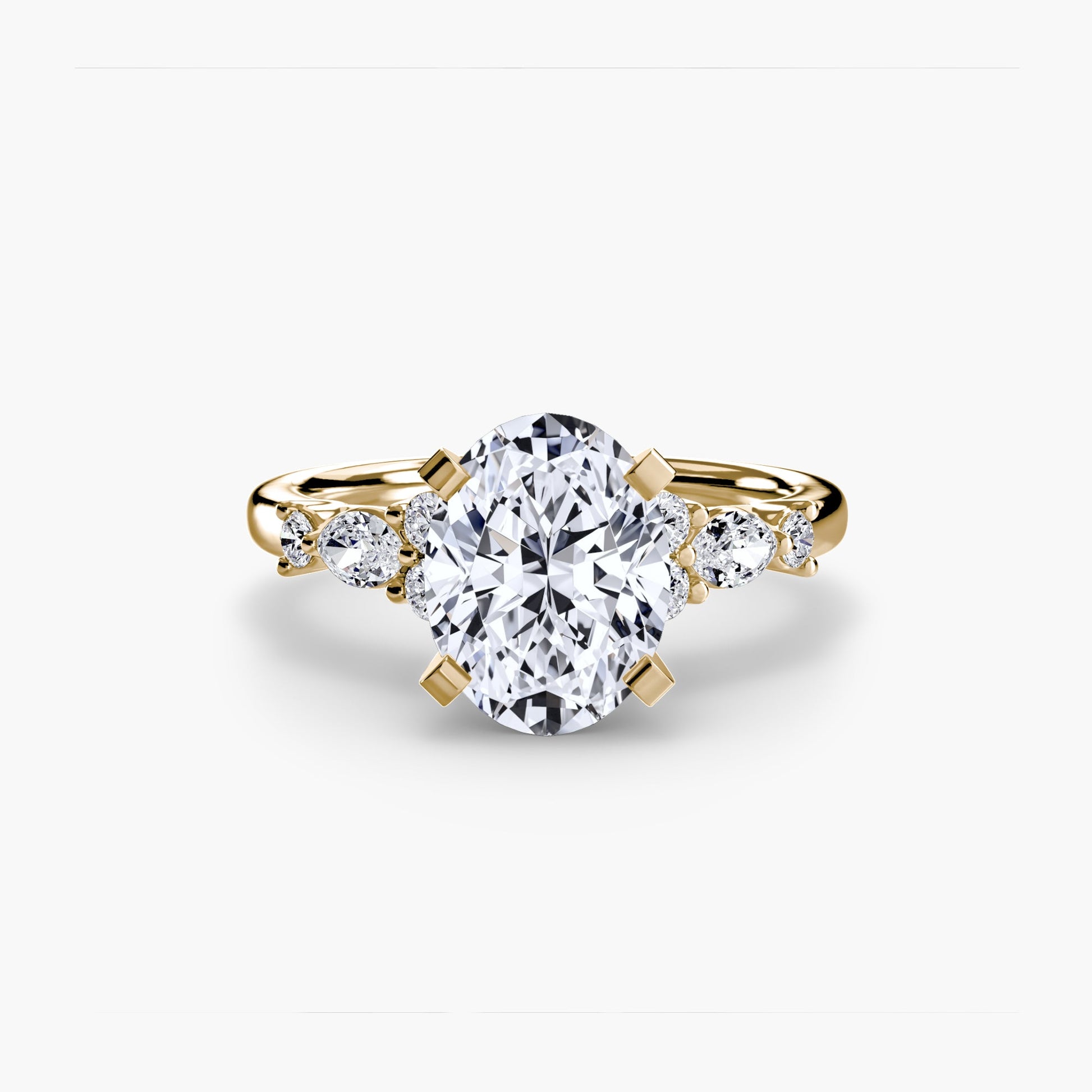 The Floral Accent Solitaire AG & CO Jewellery