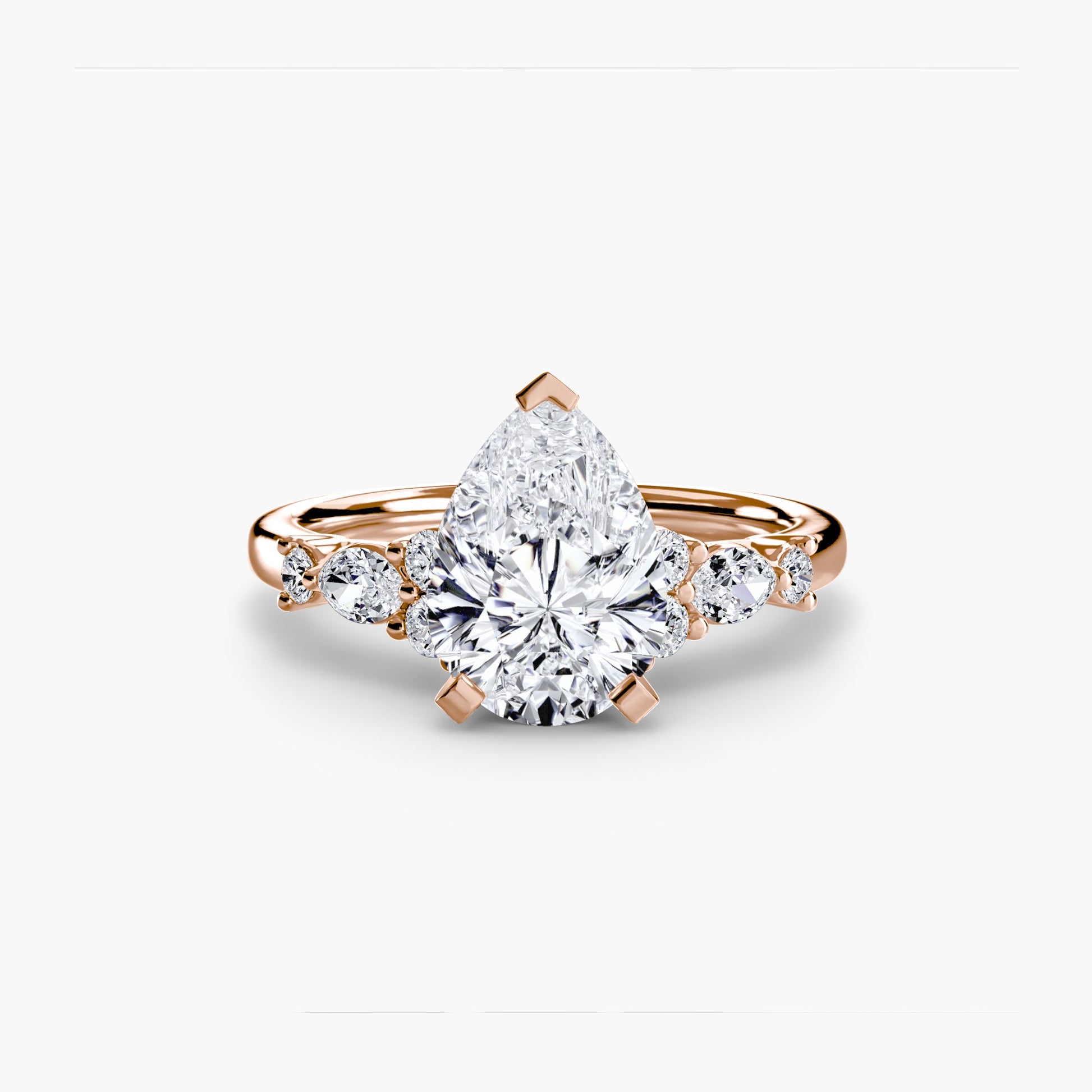 The Floral Accent Solitaire AG & CO Jewellery