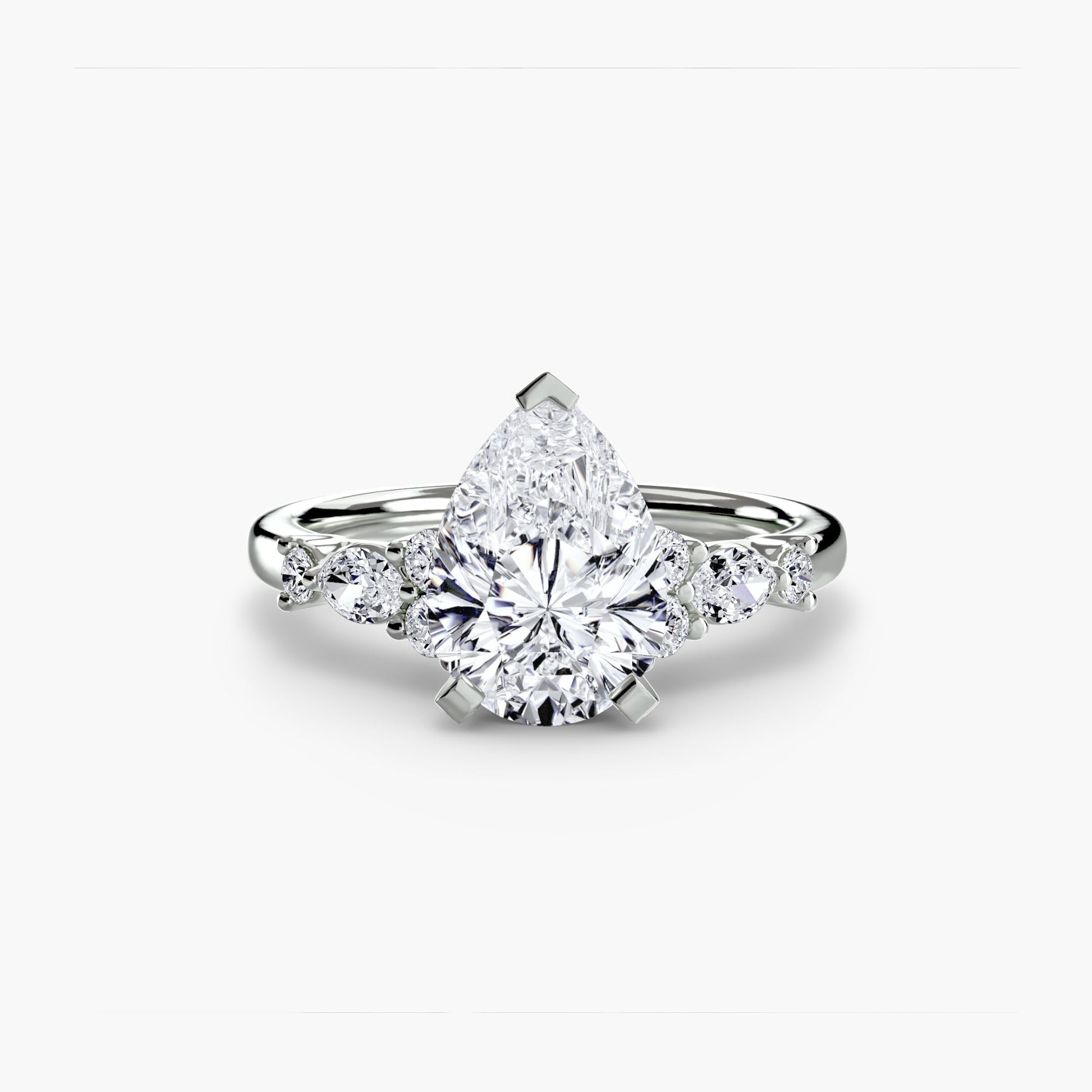 The Floral Accent Solitaire AG & CO Jewellery