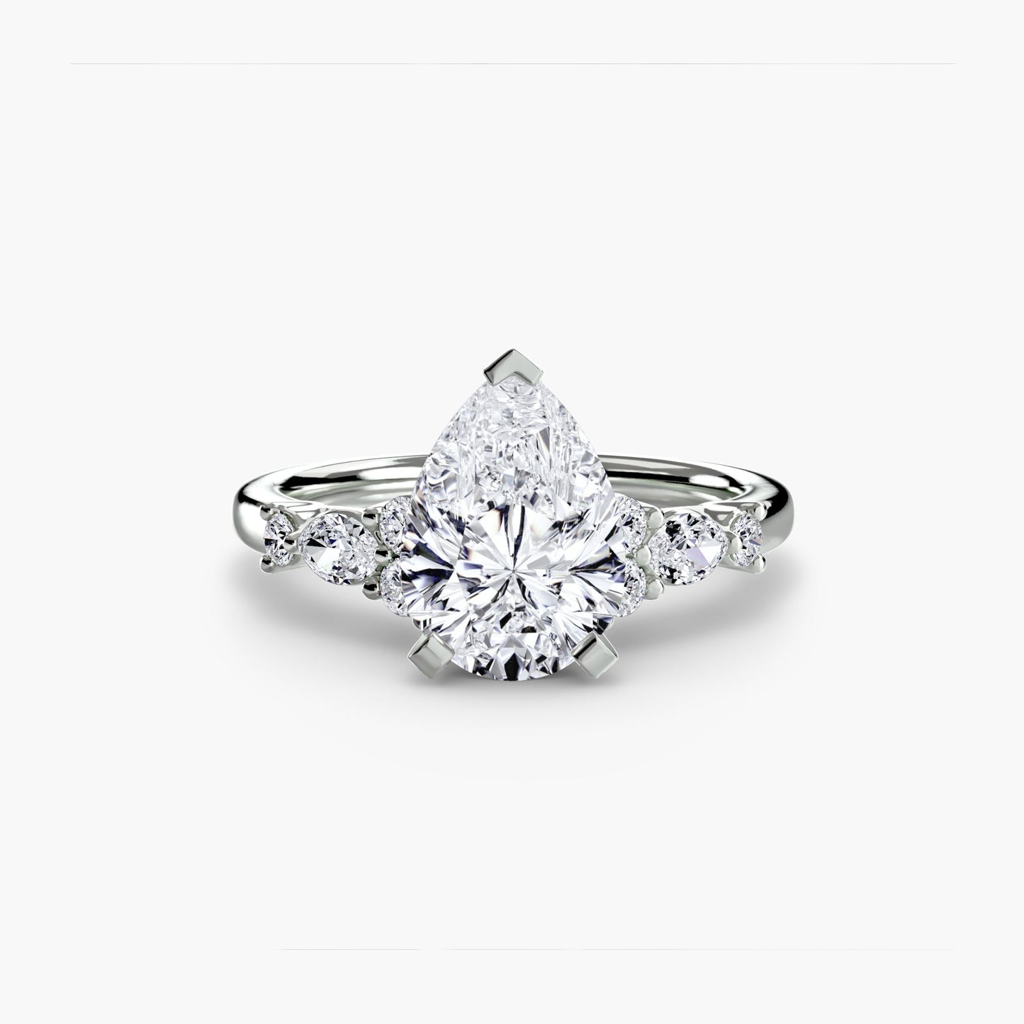 the floral accent solitaire ag & co jewellery