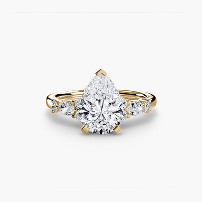 The Floral Accent Solitaire AG & CO Jewellery