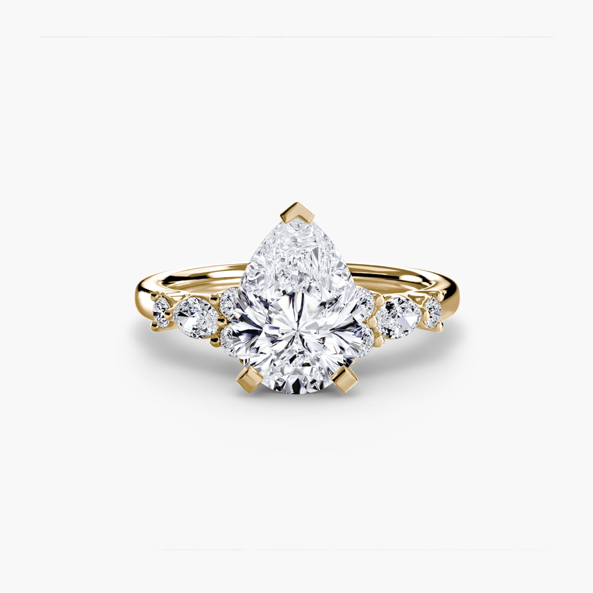 The Floral Accent Solitaire AG & CO Jewellery