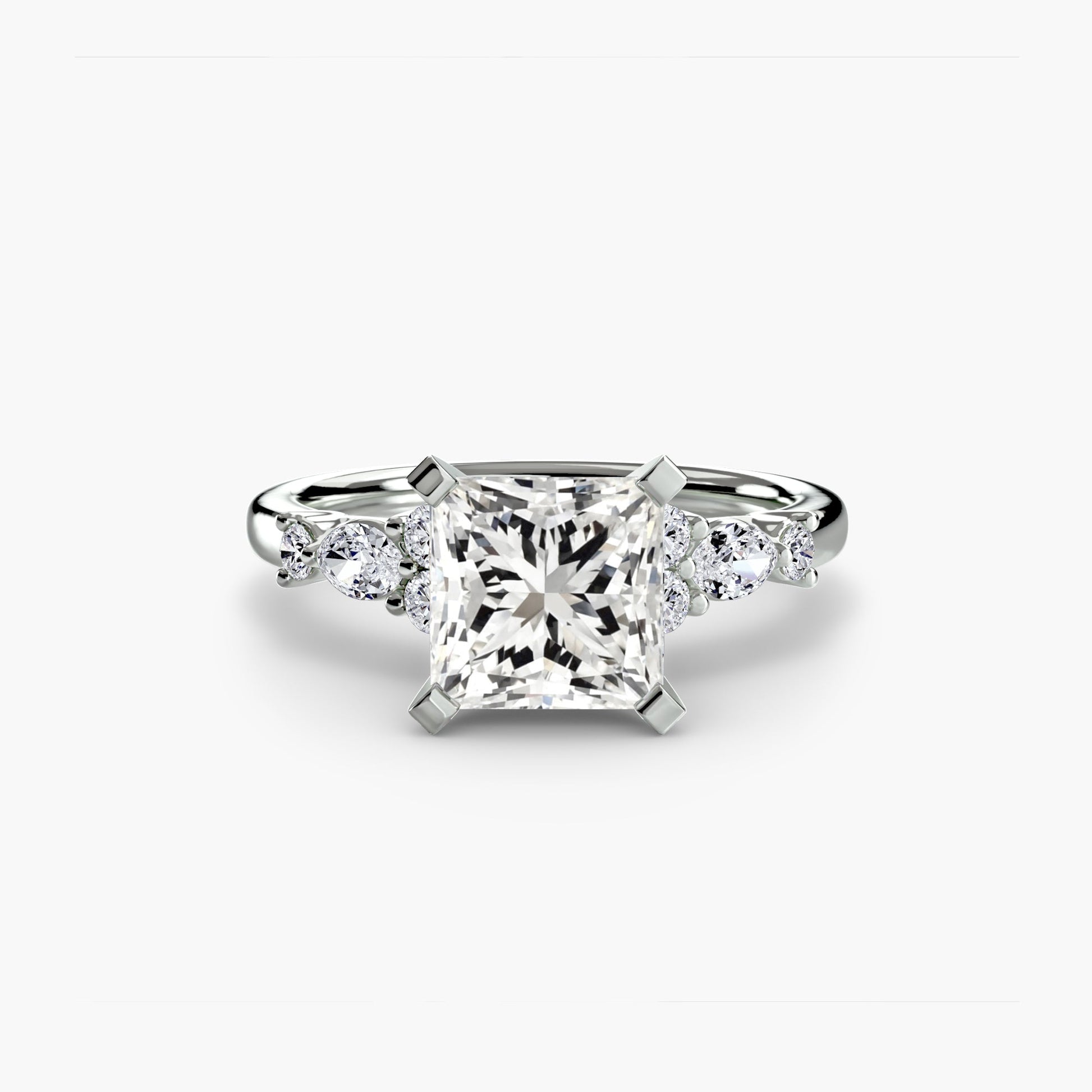 The Floral Accent Solitaire AG & CO Jewellery