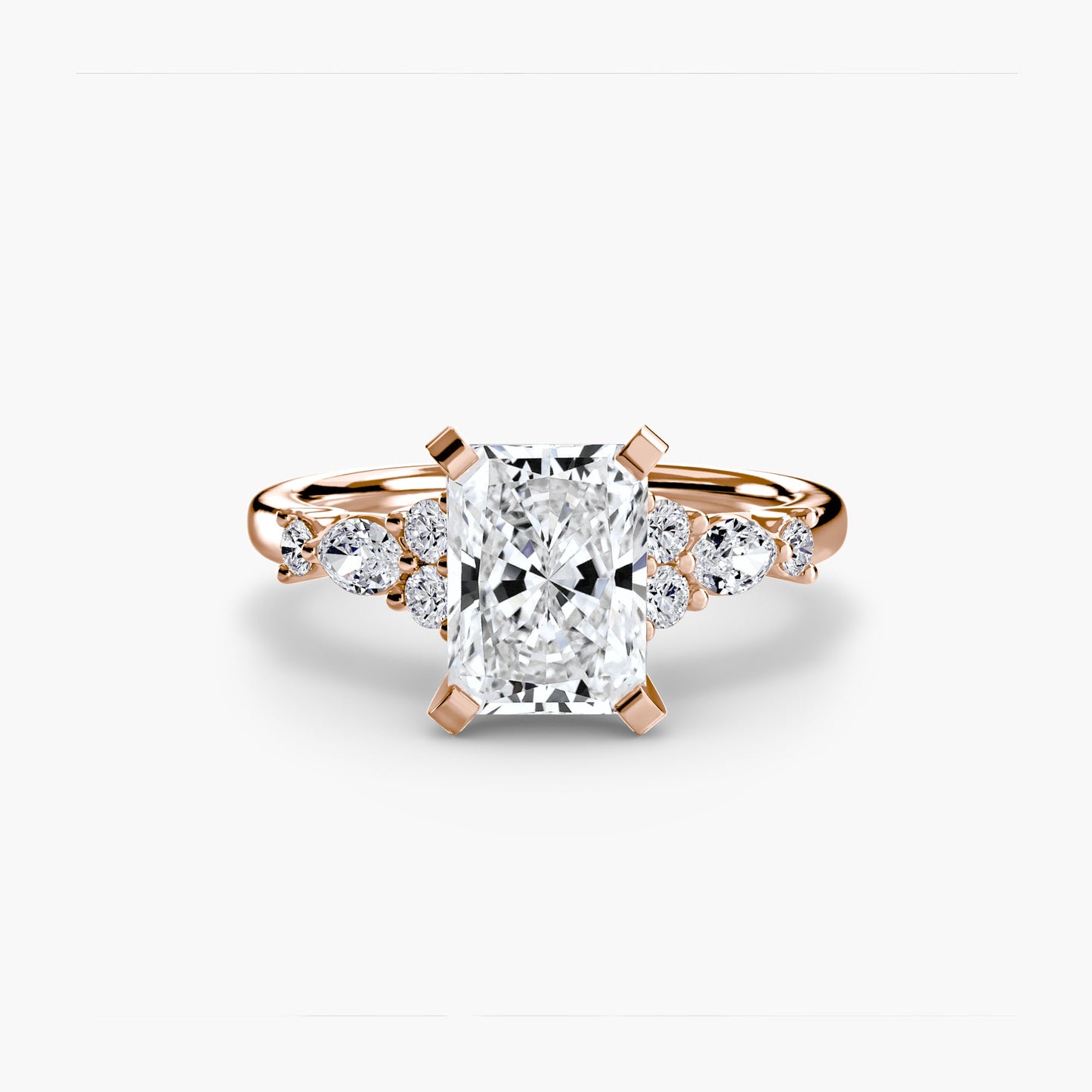 the floral accent solitaire ag & co jewellery
