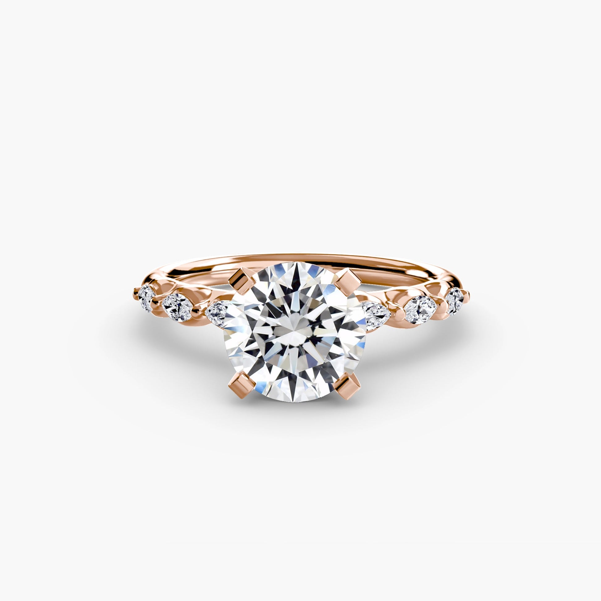 The Floral Accent Solitaire AG & CO Jewellery