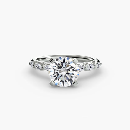 The Floral Accent Solitaire AG & CO Jewellery