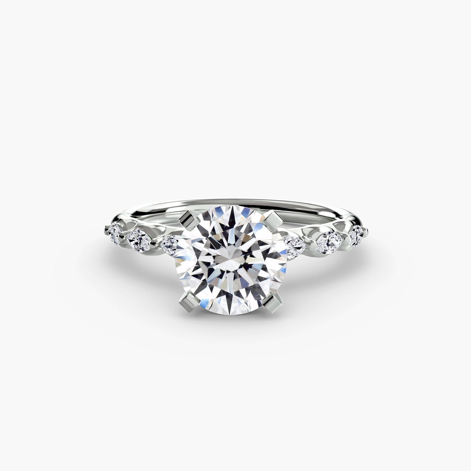 The Floral Accent Solitaire AG & CO Jewellery