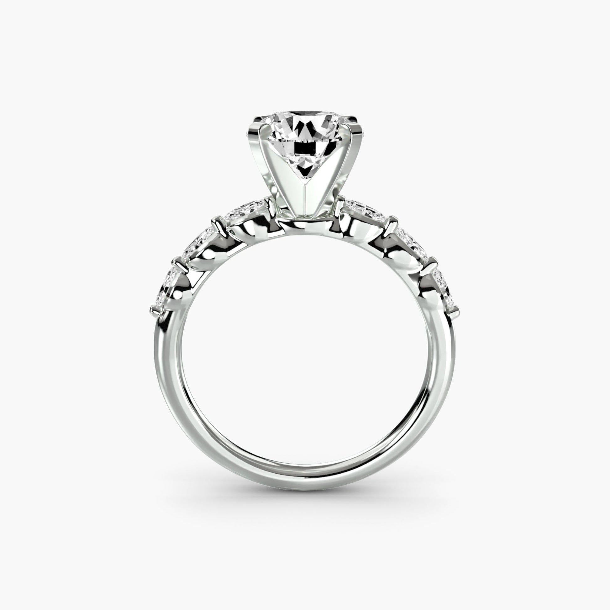 The Floral Accent Solitaire AG & CO Jewellery