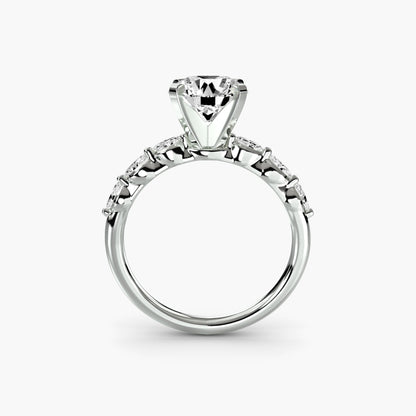 The Floral Accent Solitaire AG & CO Jewellery