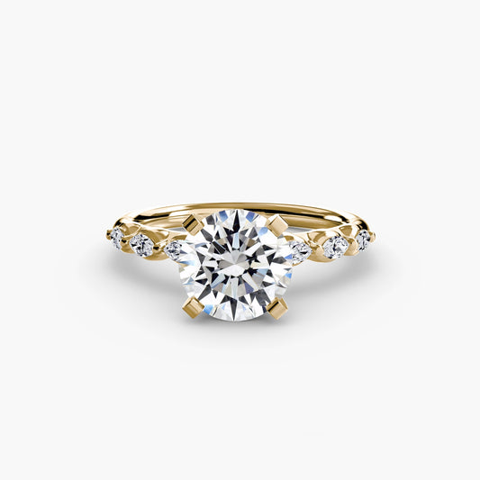The Floral Accent Solitaire AG & CO Jewellery