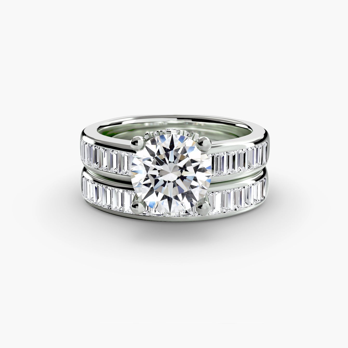 baguette channel solitaire ag & co jewellery