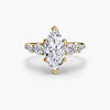 9K Yellow Gold / Marquise