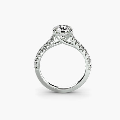 Solitaire with Pavé 5 AG & CO Jewellery