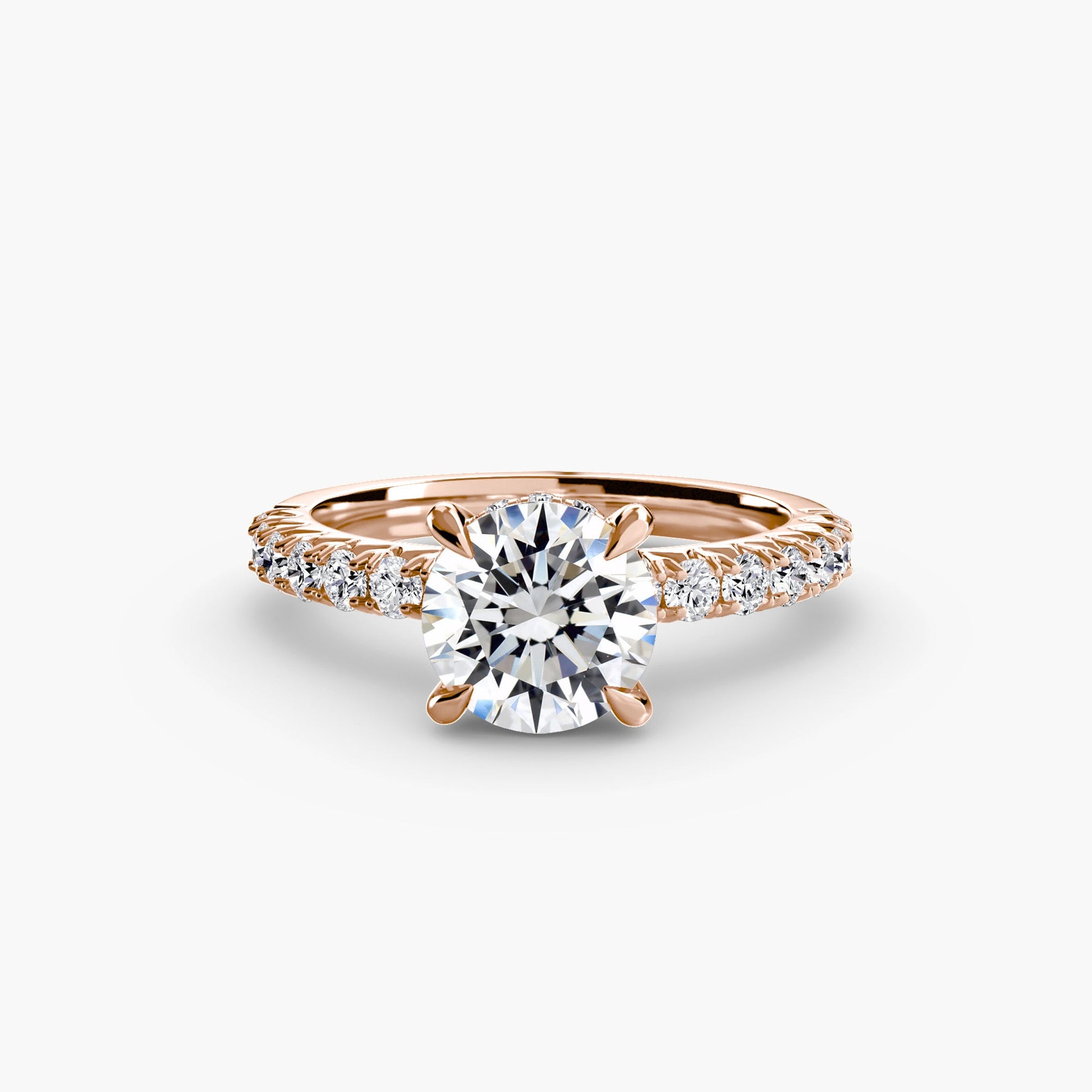 Solitaire with Pavé 6 AG & CO Jewellery