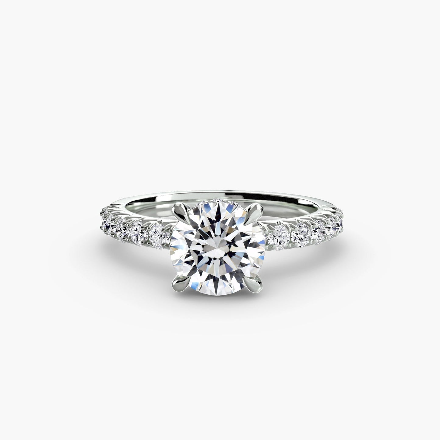 solitaire with pavé 6 ag & co jewellery