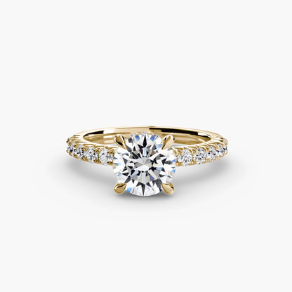 Solitaire with Pavé 6 AG & CO Jewellery