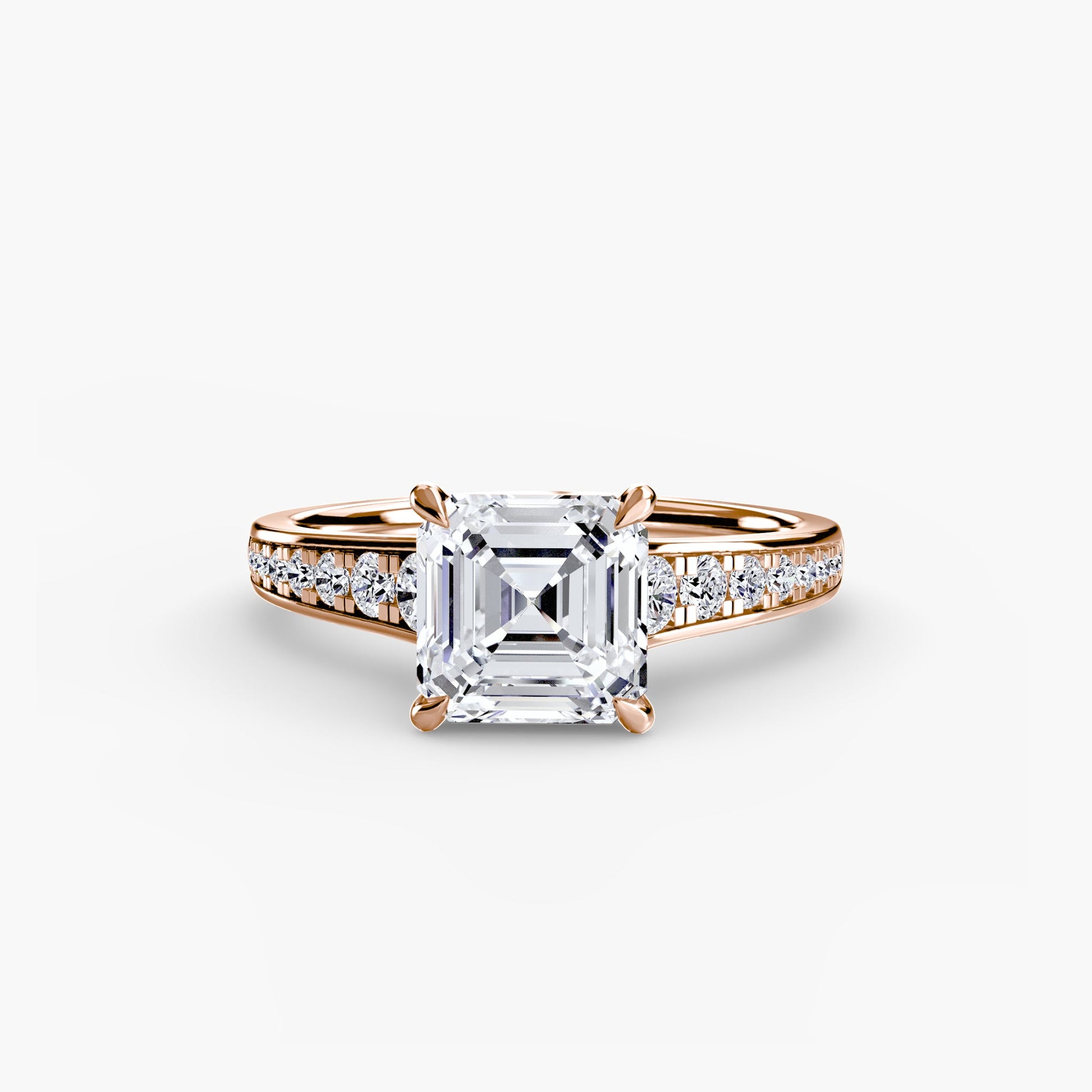 Solitaire with Pavé 7 AG & CO Jewellery