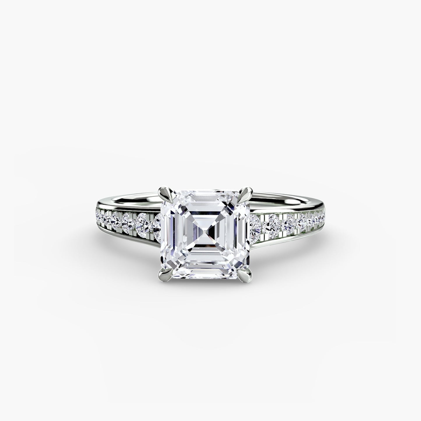 solitaire with pavé 7 ag & co jewellery