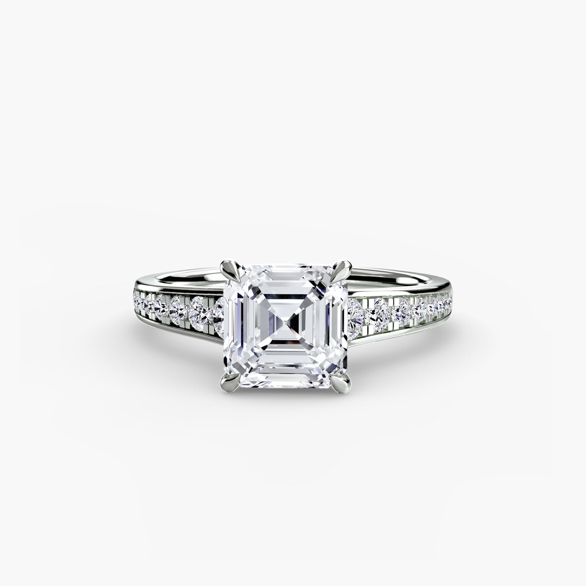 Solitaire with Pavé 7 AG & CO Jewellery