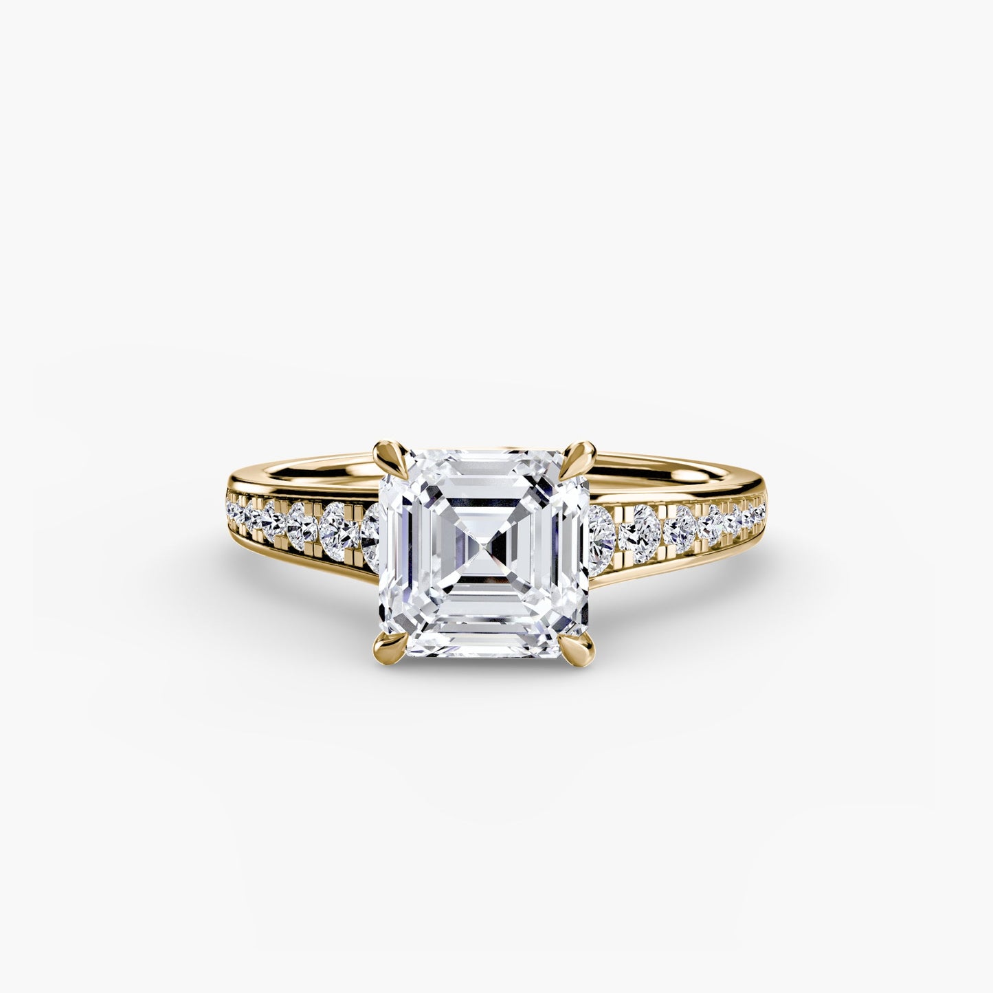 solitaire with pavé 7 ag & co jewellery