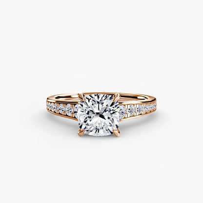 Solitaire with Pavé 7 AG & CO Jewellery