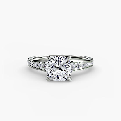 Solitaire with Pavé 7 AG & CO Jewellery